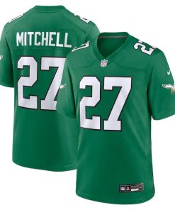 Quinyon Mitchell Philadelphia Eagles Nike Alternate Game Jersey -  Kelly Green/Green