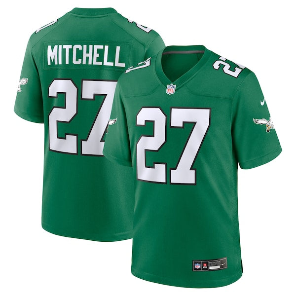 Quinyon Mitchell Philadelphia Eagles Nike Alternate Game Jersey - Kelly Green/Green