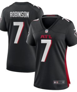 Bijan Robinson Atlanta Falcons Nike Women's Player Jersey - Black