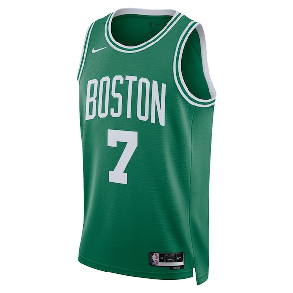 Jaylen Brown Boston Celtics Nike Unisex Swingman Jersey - Icon Edition - Kelly Green - Image 3
