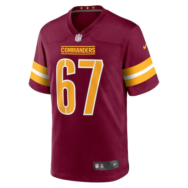 Nick Allegretti Washington Commanders Nike Game Jersey - Burgundy - Image 2