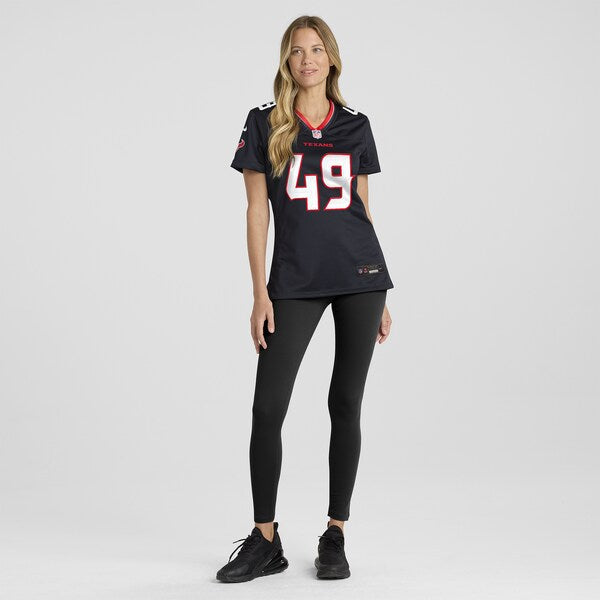 Tucker Addington Houston Texans Nike Women's Team Game Jersey - Navy - Image 4