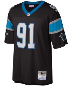 Alternative view of Kevin Greene Carolina Panthers Big & Tall 1996 Retired Player Replica Jersey - Black