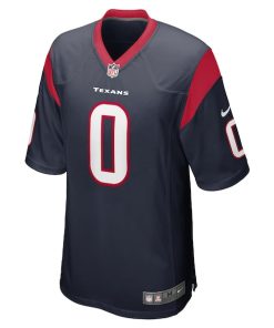 Alternative view of Shaquill Griffin Houston Texans Nike Team Game Jersey -  Navy