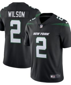 Zach Wilson New York Jets Nike Vapor Limited Jersey - Stealth Black/Green/White