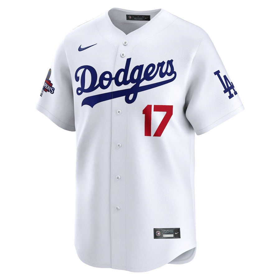Shohei Ohtani Los Angeles Dodgers Nike 2024 World Series Champions Home Limited Player Jersey - White - Image 2