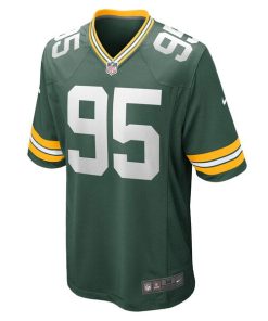Alternative view of Devonte Wyatt Green Bay Packers Nike Player Game Jersey - Green