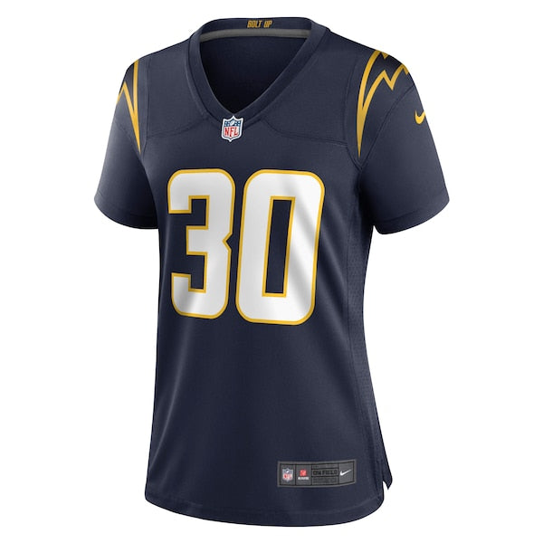 Austin Ekeler Los Angeles Chargers Nike Women's Game Jersey - Navy/Royal/White - Image 3