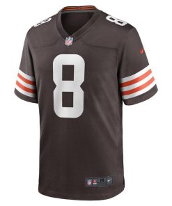 Alternative view of Elijah Moore Cleveland Browns Nike Game Jersey - Brown