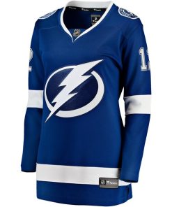 Alternative view of Jakob Pelletier Tampa Bay Lightning  Women's Home Breakaway Jersey - Blue
