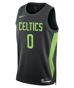 Alternative view of Jayson Tatum Boston Celtics Nike Unisex 2024/25 Swingman Player Jersey - City Edition - Black