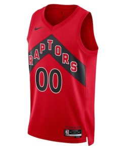 Alternative view of Toronto Raptors Nike Unisex Swingman Custom Jersey Red - Icon Edition