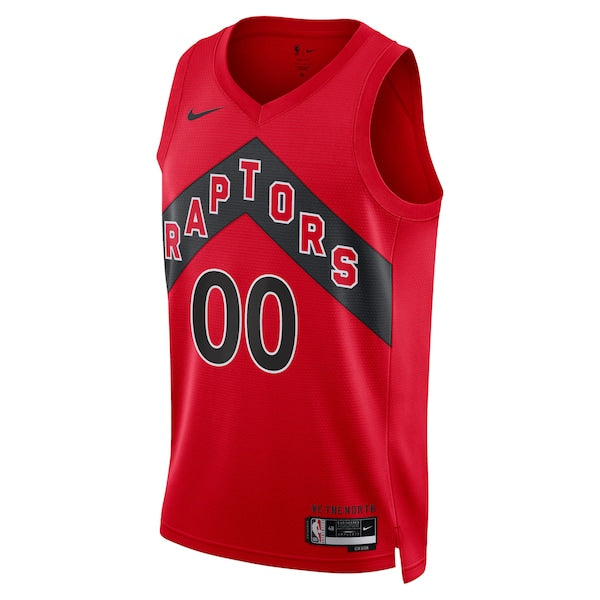 Toronto Raptors Nike Unisex Swingman Custom Jersey Red - Icon Edition - Image 2