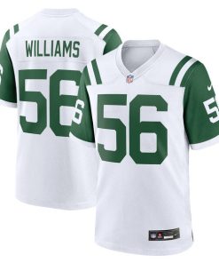 Quincy Williams New York Jets Nike Alternate Game Jersey -  White