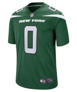Alternative view of Adrian Amos New York Jets Nike  Game Jersey - Gotham Green