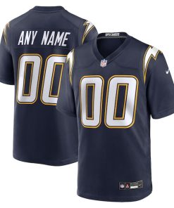 Los Angeles Chargers Nike Alternate Super Chargers Game Custom Jersey - Navy