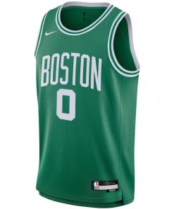 Alternative view of Jayson Tatum Boston Celtics Nike Youth Swingman Jersey - Icon Edition - Kelly Green