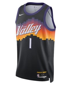 Alternative view of Devin Booker Phoenix Suns Nike Unisex 2025/26 Swingman Jersey - Black - City Edition