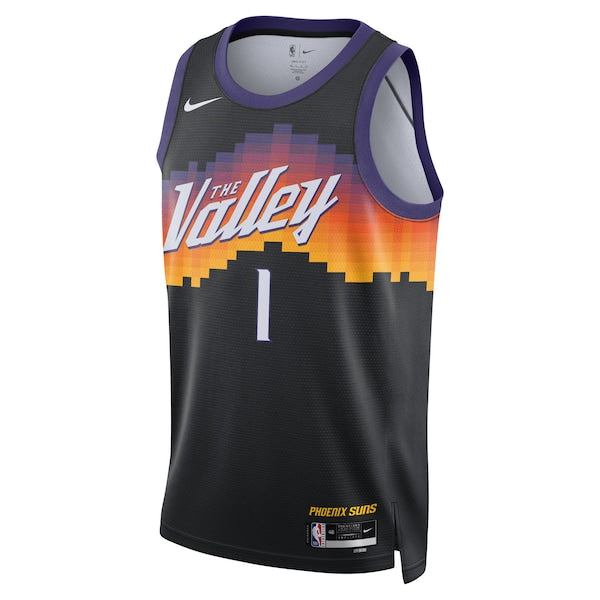 Devin Booker Phoenix Suns Nike Unisex 2025/26 Swingman Jersey - Black - City Edition - Image 2