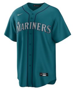 Alternative view of Randy Arozarena Seattle Mariners Nike Alternate Replica Player Jersey - Aqua