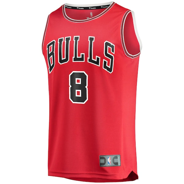 Zach LaVine Chicago Bulls Youth Fast Break Replica Player Jersey - Icon Edition - Red - Image 2