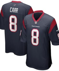 David Carr Houston Texans Nike Game Retired Player Jersey - Navy