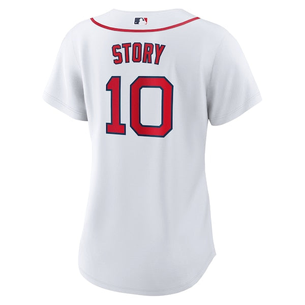 Trevor Story Boston Red Sox Nike Women's Home Replica Jersey - White - Image 3