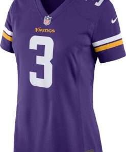 Alternative view of Jordan Addison Minnesota Vikings Nike Women's Team Game Jersey -  Purple
