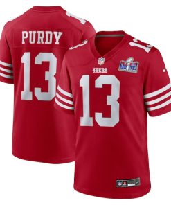 Brock Purdy San Francisco 49ers Nike Super Bowl LVIII Game Jersey - Scarlet