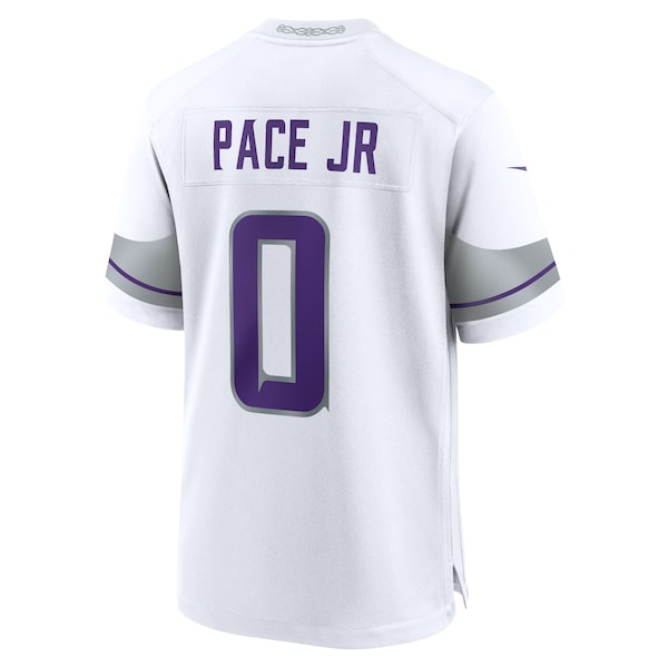 Ivan Pace Jr Minnesota Vikings Nike Alternate Game Player Jersey - White - Image 3