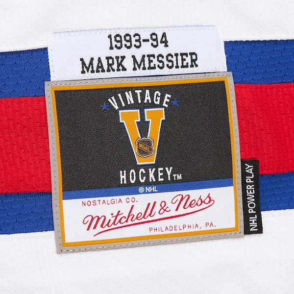 Mark Messier New York Rangers Big & Tall 1993/94 Blue Line 2.0 Jersey - Blue - Image 4