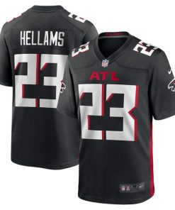 DeMarcco Hellams Atlanta Falcons Nike Team Game Jersey -  Black