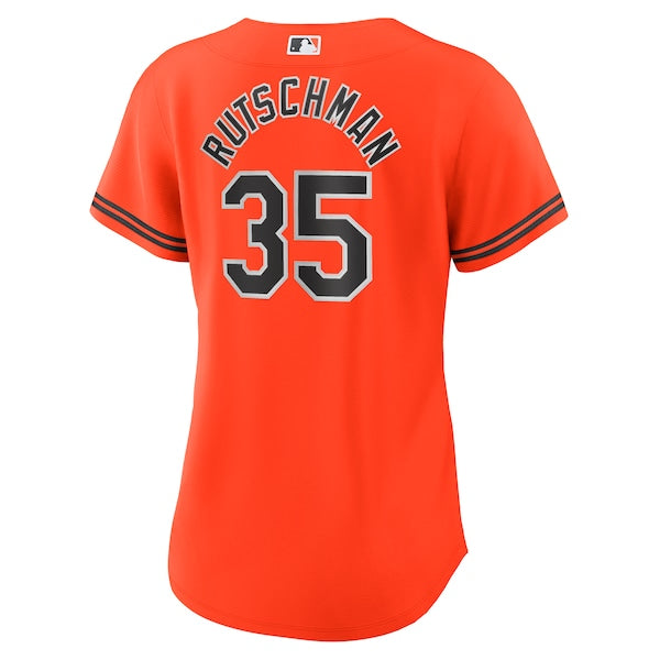 Adley Rutschman Baltimore Orioles Nike Women's Alternate Replica Player Jersey - Orange/White - Image 3