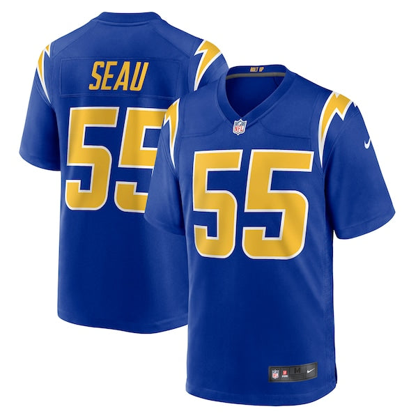 Junior Seau Los Angeles Chargers Nike Retired Player Alternate Game Jersey - Royal/Powder Blue - Image 2