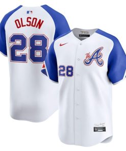Matt Olson Atlanta Braves Nike City Connect Limited Jersey - White