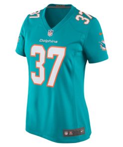 Alternative view of Darrynton Evans Miami Dolphins Nike Women's Team Game Jersey -  Aqua