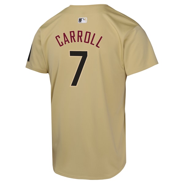 Corbin Carroll Arizona Diamondbacks Nike Youth City Connect Limited Player Jersey - Sand - Image 3