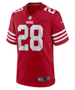Alternative view of Darrell Luter Jr. San Francisco 49ers Nike  Game Jersey -  Scarlet