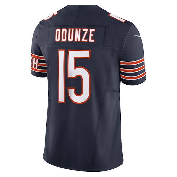Rome Odunze Chicago Bears Nike Vapor F.U.S.E. Limited Jersey - Navy - Image 3