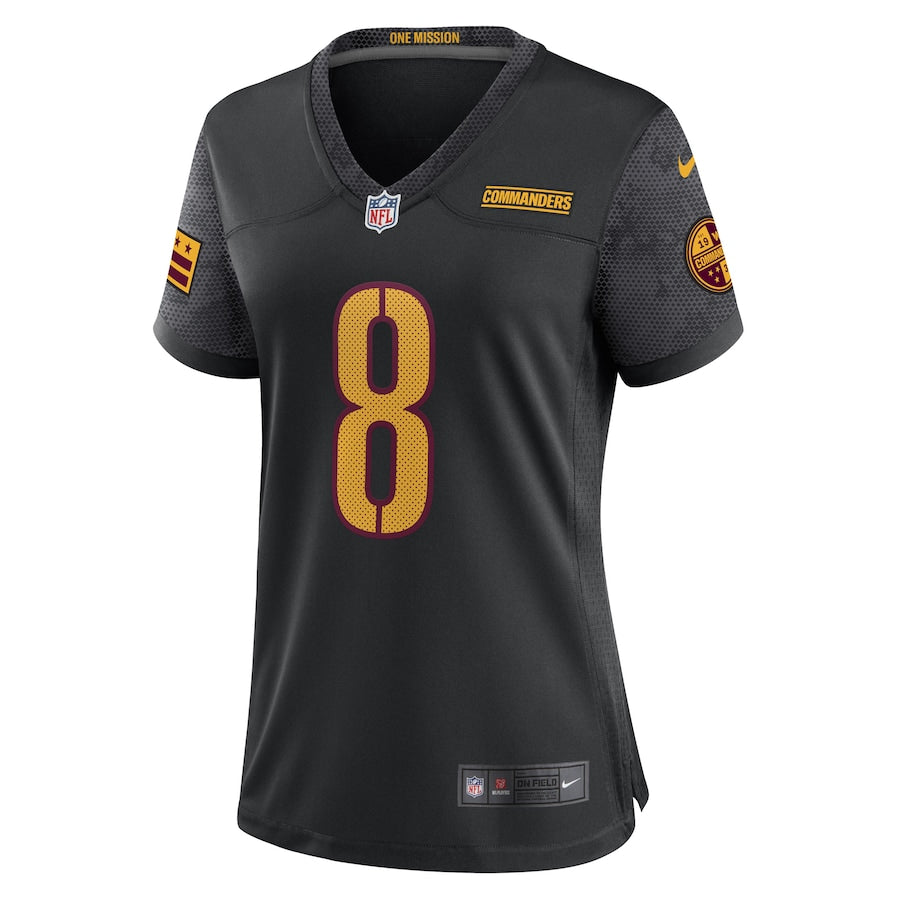Brian Robinson Jr. Washington Commanders Nike Women's Alternate Game Jersey - Black - Image 2