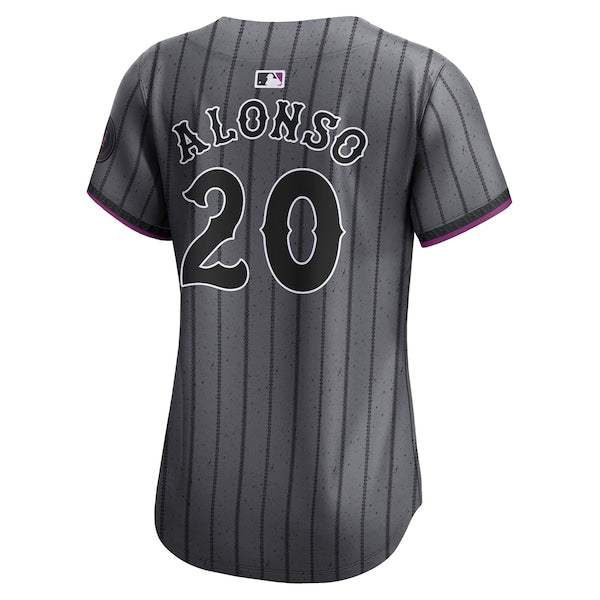 Pete Alonso New York Mets Nike Women's 2024 City Connect Limited Player Jersey - Graphite - Image 3