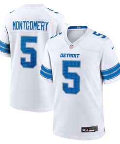 David Montgomery Detroit Lions Nike Game Jersey -  White