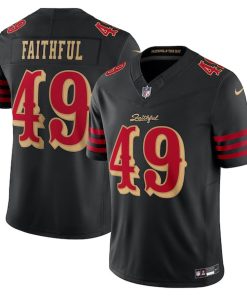 The Faithful San Francisco 49ers Nike 2025 Rivalries Collection Limited Jersey - Black