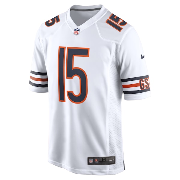 Rome Odunze Chicago Bears Nike Game Jersey - White/Orange - Image 3
