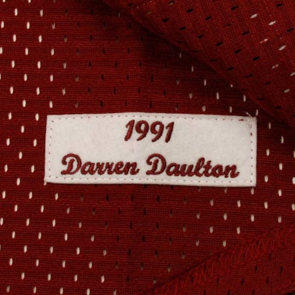 Darren Daulton Philadelphia Phillies Cooperstown Mesh Batting Practice Jersey - Red - Image 8