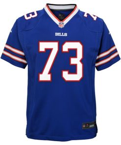 Alternative view of Dion Dawkins Buffalo Bills Nike Youth Team Game Jersey - Royal
