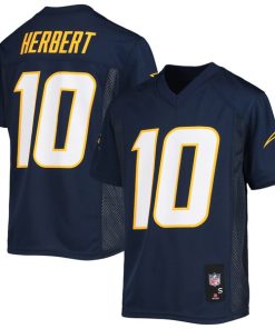 Justin Herbert Los Angeles Chargers Youth Replica Player Jersey - Navy