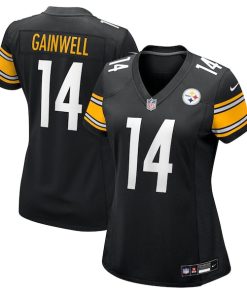 Kenneth Gainwell Pittsburgh Steelers Nike Women's Team Game Jersey - Black