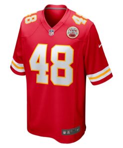 Alternative view of Cole Christiansen Kansas City Chiefs Nike Game Player Jersey - Red