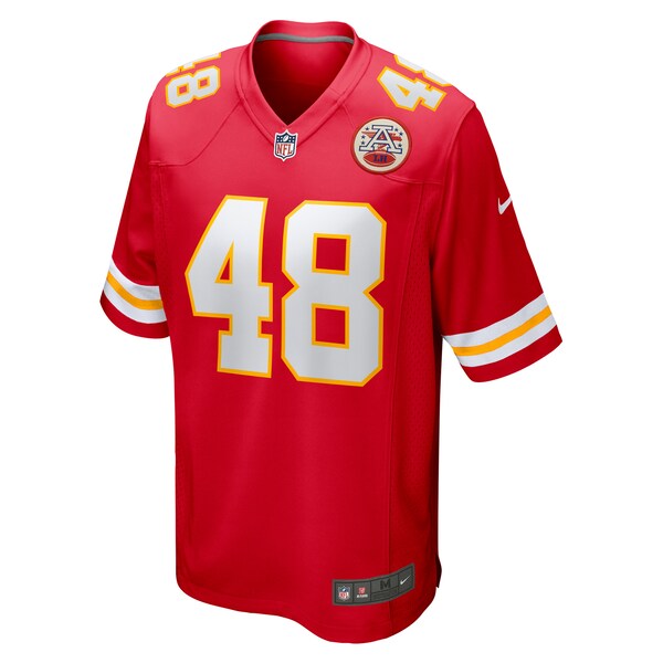 Cole Christiansen Kansas City Chiefs Nike Game Player Jersey - Red - Image 2